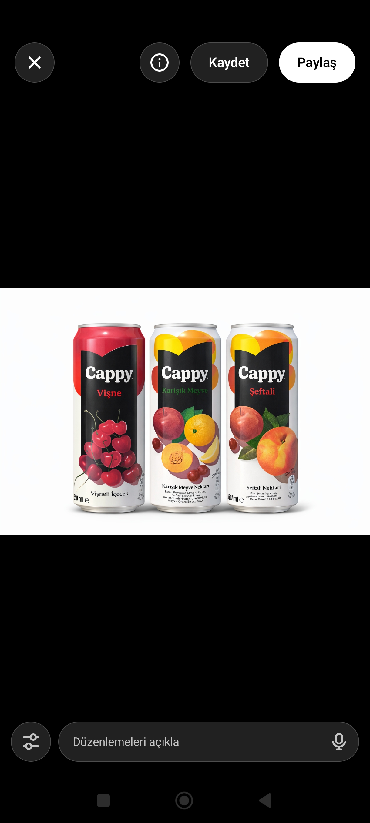 Cappy Meyve Suyu